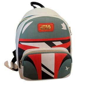 New Funko Exclusive Star Wars Boba Fett Classic Helmet Mini Backpack